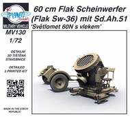 60 cm Flak Scheinwerfer (Flak Sw-36) mit Sd.Ah.51 / Svtlomet 60N #PNLMV130