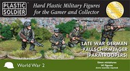  Plastic Soldier  15mm 15mm Late WWII German Fallschirmjager Paratroopers (141)* PSO1540