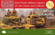  Plastic Soldier  1/72 WWII British Churchill Tank (2) PSO7225