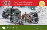  Plastic Soldier  1/72 WWII British 25-Pdr & CMP Quad Tractor (6ea) w/Crew (28) PSO7238