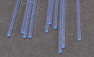  Plastruct  NoScale Blue Flourescent Acrylic Rods (10) PLA90251