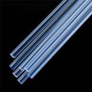  Plastruct  NoScale Blue Flourescent Acrylic Rods (7) PLA90253