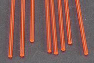 3/32 Red Flourescent Acrylic Rods (8) #PLA90272