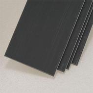  Plastruct  NoScale .030 x 1-1/4 Black Strip Stock (4) PLA90366