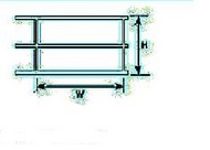  Plastruct  NoScale HRS-4 HO Handrail (2) PLA90682