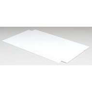  Plastruct  NoScale .080 White Styrene Plain Sheets (2) PLA91106