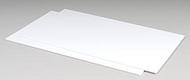  Plastruct  NoScale .100 White Styrene Plain Sheets (2) PLA91107