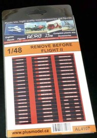 RBF/Remove Before Flight flags 2 Laser Carved Paper Sheet #PMAL4107