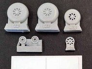  Plus Model  1/72 Douglas A-26C Invader wheels smooth pattern with paint mask PMAL7065