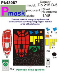  Pmask  1/48 Dornier Do.215B-5 (ICM/HAS/REV) PK48087