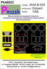 Pmask  1/48 Avia B-534 (EDU) PK48022