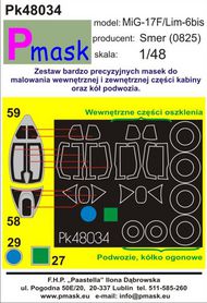  Pmask  1/48 Mikoyan MiG-17F/Lim-6 bis (SME) PK48034