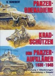  Podzun Verlag  Books Collection - Panzer-Grenadiere, Krad-Schutzen, und Panzer-Aufklarer 1935-45 (English Captions) PZV1776