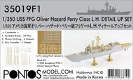  Pontos Model Wood Deck  1/350 USS Oliver Hazard Perry Class Detail Set for ACY PON350191