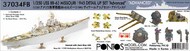  Pontos Model Wood Deck  1/350 Advanced Detail Set - USS Missouri BB-63 1945 with Deck Blue 20B Wooden Deck (HBS kit) PONF37034FB