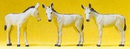  Preiser  HO Donkeys (3) PRZ10151