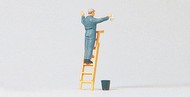  Preiser  HO Man on Ladder w/Rag & Bucket PRZ28048