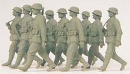  Preiser  1/35 Unpainted Grenadiers Marching German Reich 1939-45 (9) (Kit) PRZ64009
