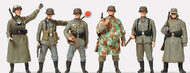  Preiser  1/72 Unpainted German Reich Police Guards 1939-45 (6) (Kit) PRZ72532