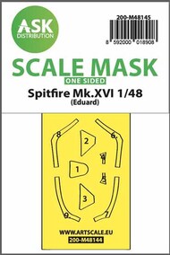  Print Scale Decals  1/48 Supermarine Spitfire Mk.XVI double-sided express fit mask 200-M48145