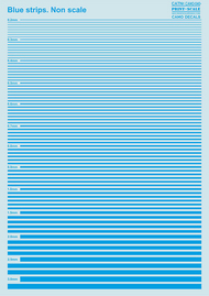  Print Scale Decals  1/144 Blue stripes* PSL040