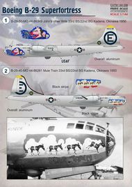 Print Scale Decals  1/144 Boeing B-29A Superfortress: 1. B-29-50-MO 44- PSL14408