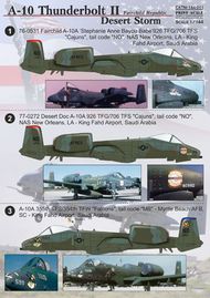  Print Scale Decals  1/144 A-10 Thunderbolt II PSL14411