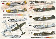  Print Scale Decals  1/144 Messerschmitt Bf.109E: 1. Bf.109E-12/JG 101, PSL14414