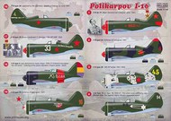  Print Scale Decals  1/144 Polikarpov I-16 PSL14421