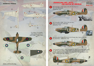  Print Scale Decals  1/32 Hawker Hurricane Mk.I Aces. The Battle of Bri PSL32013