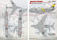  Print Scale Decals  1/32 North-American F-86E part 1 PSL32017