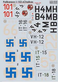 Print Scale Decals  1/32 Polikarpov I-153 'Chaika' Part 2 PSL32026