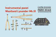 Instrument panel Westland Lysander Mk.III #PSL3D32-02