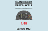 Instrumental panel Supermarine Spitfire Mk.l #PSL3D48-05