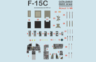 Instrumental panel McDonnell F-15C Eagle #PSL3D48-15