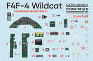 Grumman Wildcat Instrument panel #PSL3D48-19