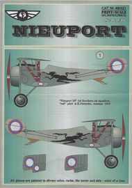  Print Scale Decals  1/48 Nieuport Part 2 (3) 1st Southern Air Sqn 1919 PSL48021