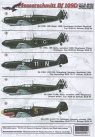  Print Scale Decals  1/48 Messerschmitt Bf.109D Part 1 PSL48024