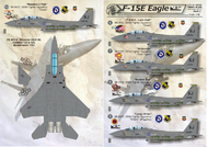  Print Scale Decals  1/48 F-15/F-15E Strike Eagle Part 1 PSL48030