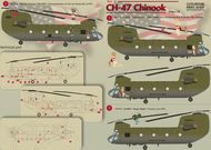  Print Scale Decals  1/48 CH-47 Chinook Part 2: 1. CH-47A 67-18440 'Vir PSL48044