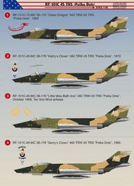  Print Scale Decals  1/48 McDonnell RF-101C Voodoo PSL48050