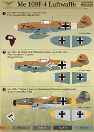  Print Scale Decals  1/48 Messerchmitt Bf.109F-4 Part 1 PSL48052