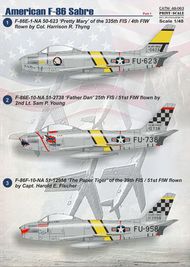  Print Scale Decals  1/48 North-American F-86E Sabre Part1 PSL48063
