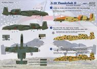 Print Scale Decals  1/48 Fairchild A-10 Thunderbolt II Part 1: 1. Fair PSL48072