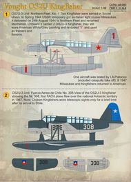  Print Scale Decals  1/48 Vought OS2U Kingfisher PSL48080