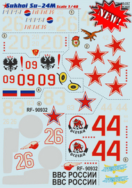  Print Scale Decals  1/48 Sukhoi Su-24M PSL48097