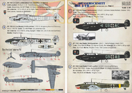  Print Scale Decals  1/48 Bf.110C, Bf.110G-2, Bf.110G-4, Part-1 PSL48105