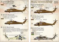  Print Scale Decals  1/48 Sikorsky UH-60A/MH-60G PSL48107