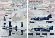  Print Scale Decals  1/48 Grumman F9F Panther/Cougar part-1 PSL48108