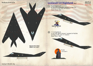  Print Scale Decals  1/48 Lockheed F-117 Nighthawk Part 2 PSL48112